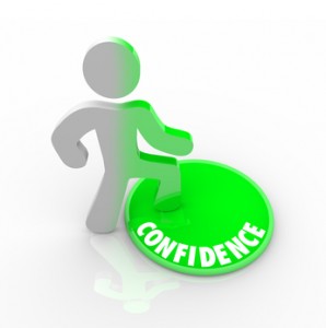 Stepping Onto the Confidence Button