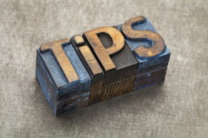 tips word in wood type