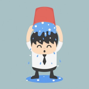 Ice bucket Challenge Business EPS.10