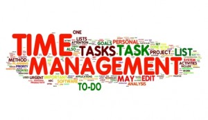 Time management in word tag cloud